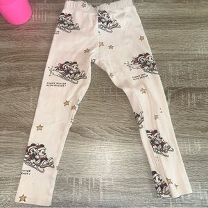 ZARA  Mickey Mouse And Friends Disney  Ecru Pink/cream Sz 4-5 yrs